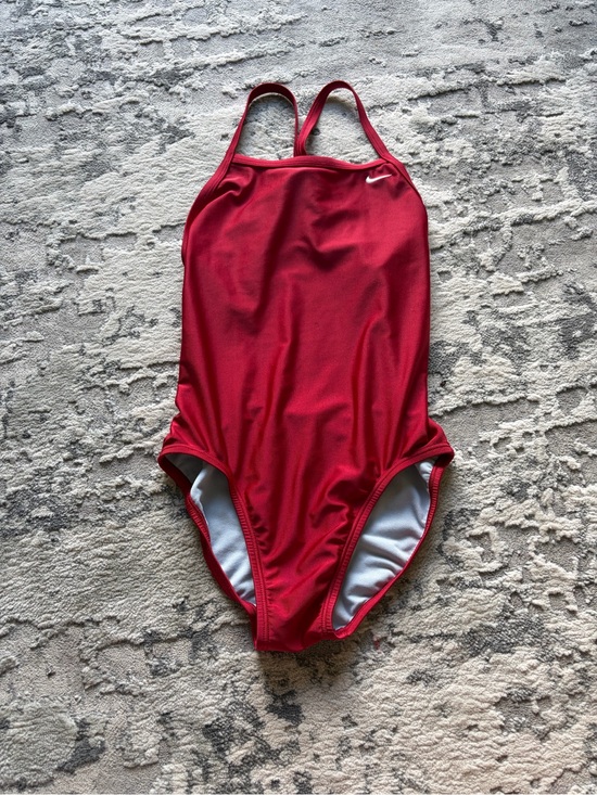 Nike Other - Nike Red Racerback One-Piece Swimsuit